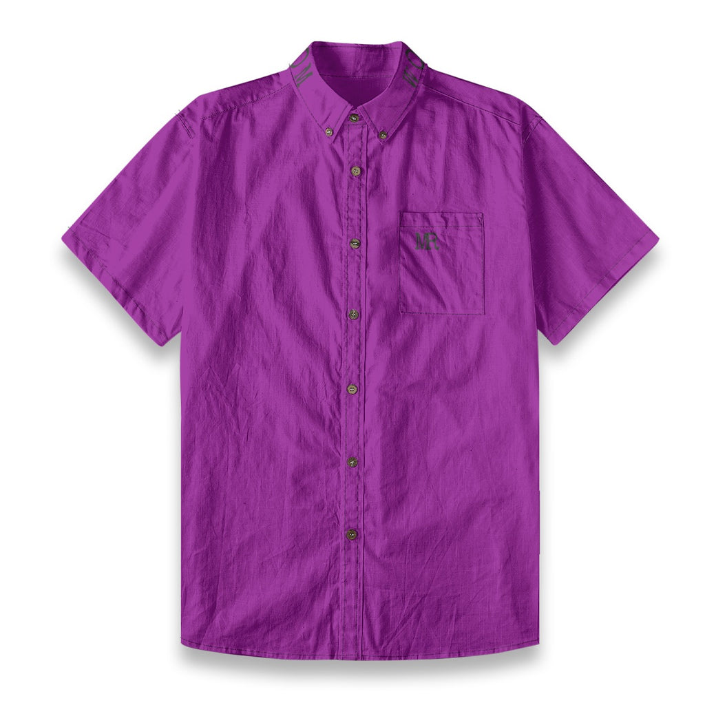 Monarch Signature Royal-Plum Polo Men’s Breathable Cotton Shirt|125GSM