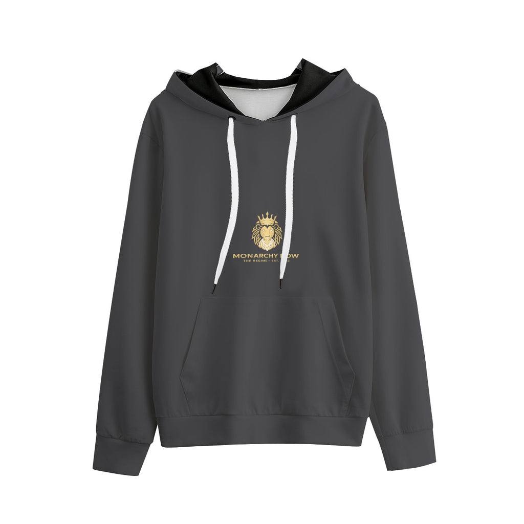Minimalist Charcoal Black Unisex Pullover Hoodie | 310GSM Cotton